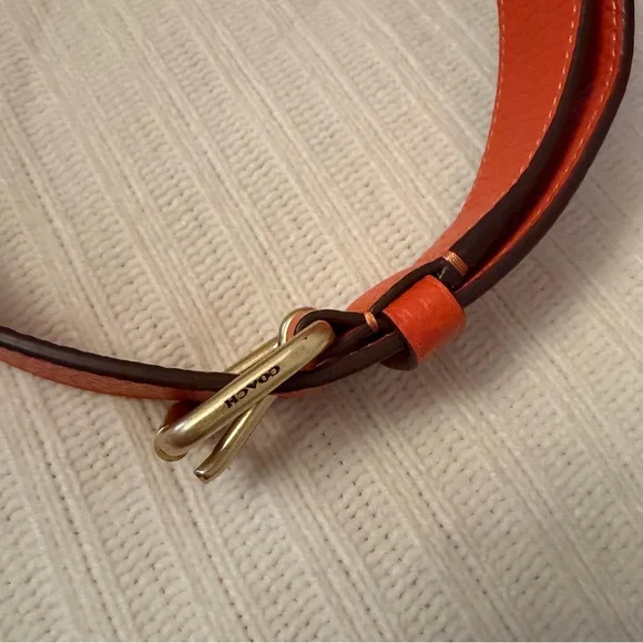 Coach Vibrant Orange Satchel - Picture 3 of 11